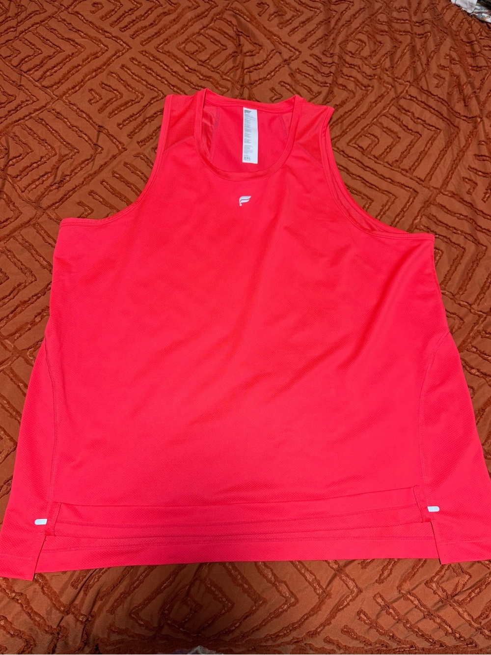 Men’s Fabletics Neon Pink Active Tank Top